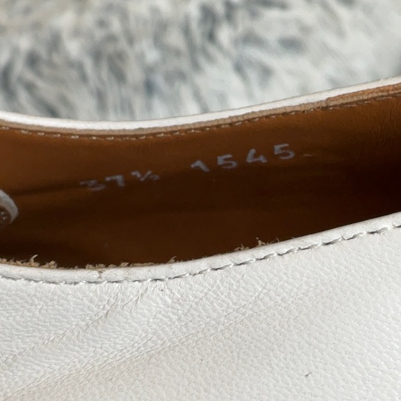 Clergerie Paris BROOK derbies, white lambskin NWOT - Picture 12 of 13